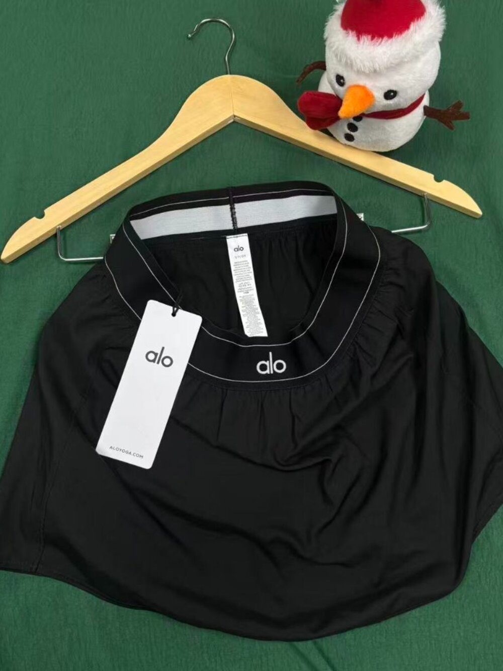 💎ALO Yoga High Waist Match Point Skirt Classic Black Tennis Style - Picture 3 of 6